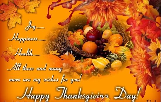 Happy Thanksgiving Greetings