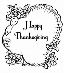 Thanksgiving Images To Colour