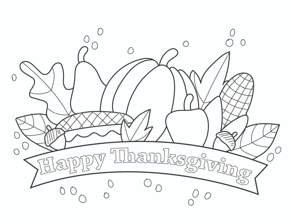 thanksgiving coloring sheets for toddlers